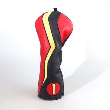 Black& Red Driver Head Cover